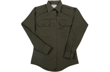 Image of Elbeco Womens, Forest Green, La County Sheriff, Long Sleeve, Plain Pocket - 4657-36