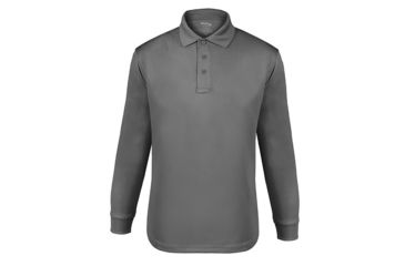 Image of Elbeco Womens Long Sleeve Ladies Cut Ufx Tactical Polo Shirt, Gray - K5188LC-S