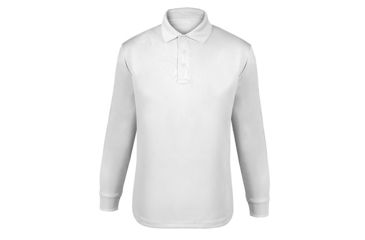 Image of Elbeco Womens Long Sleeve Ladies Cut Ufx Tactical Polo Shirt, White - K5180LC-3XL