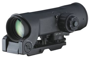 Image of Elcan SpecterOS4x Combat Optical Sight, Picatinny Mount, Anti-Reflection Device, 5.56, CX5855 Dual Illuminated Ballistic Crosshair Reticle, Black, SFOV4-C1