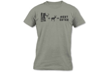 Image of Element Outdoors Meat Eater Short-Sleeve T-Shirt - Mens, Warm Grey, 4X-Large, SS-MET-4XL-WG