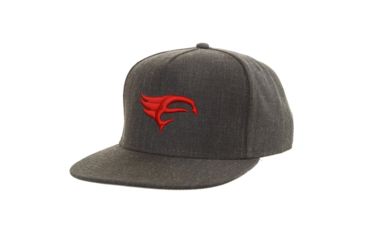 Image of Elevation Flat Brim Hat, Charcoal 81427