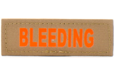 Image of Eleven 10 1x3 Med Name Tape Patch, Orange - E10-7003-BLEEDING-CYT/ORG