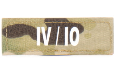 Image of Eleven 10 1x3 Med Name Tape Patch, White Glow - E10-7003-IV/IO-MTC/GLO