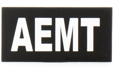 Image of Eleven 10 2x4 Med Id Patch, White Glow - E10-7001-AEMT-BLK/GLO