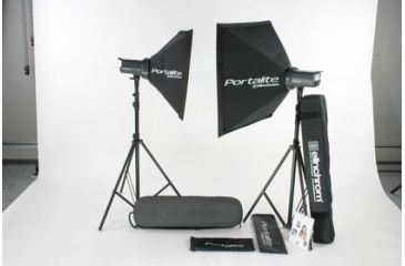 Image of Elinchrom D-lite 2 To Go Set Includes 2 X D-lite 2 (200ws) Compacts EL 20811KIT