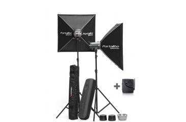 Image of Elinchrom D-Lite RX 2 - 2 x Head Portalite To Go Kit EL 20851KIT