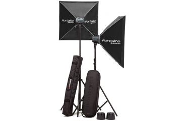 Image of Elinchrom D-Lite RX ONE - 2x Head Portalite To Go Kit EL 20853KIT