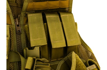 Image of Elite Survival Systems MVP Commandant Tactical Holster Vest, Right Hand Holster, Coyote Tan MVP020103-T