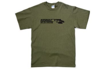 Image of Elite Survival Systems T-Shirt, Small, Olive Drab, Olive Drab, Small AST-O-SM