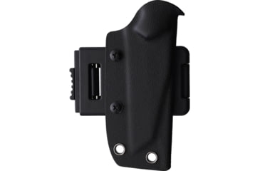 Image of Elite Tactical Liberator Fixed Blade Knife, 8in Overall, 3.63in Satin D2 Tool Steel Blade, Black Canvas Micarta Handle, Black Kydex Belt Sheath, ET-FIX013