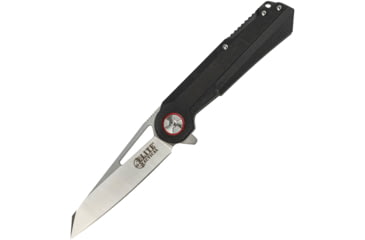 Image of Elite Tactical Linerlock Folding Knife, Red anodized hardware, Black, Black G10 handle, ET-FDR004BRD