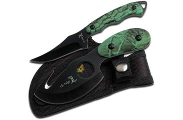 Image of Elk Ridge Hunting, 7in, Stainless Steel Blade, Nylon Fiber Camo Coated Handle ER-300CA
