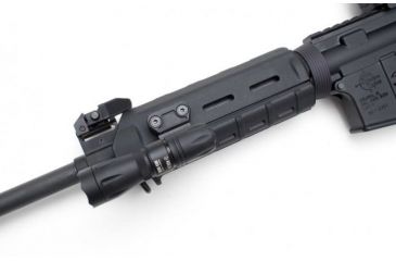 Image of Elzetta Mini-Cqb Modular Weaponlight,Black,375 Lumens w/Click Tailcap,Magpul Moe Handguard Attachment A212A3