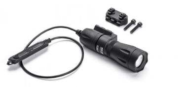 Image of Mini-Cqb Modular Weaponlight,Black,375 Lumens w/12in Remote Tape Switch,Keymod/M-Lok Rail Attachment