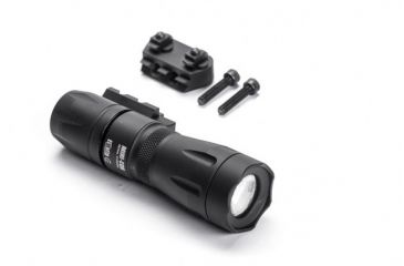 Image of Mini-Cqb Modular Weaponlight,Black,375 Lumens w/High/Strobe Tailcap,Keymod/M-Lok Rail Attachment