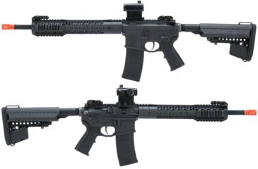 Image of EMG Black Rain Ordnance BRO SPEC15 Licensed AR-15 Airsoft AEG Rifle, Carbine, Carbon Fiber, Large, KA-EMG-AG-196-CB