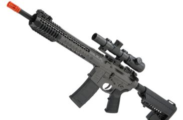 Image of EMG Black Rain Ordnance BRO SPEC15 Licensed AR-15 Airsoft AEG Rifle, Carbine, Grey, Large, KA-EMG-AG-196-GY