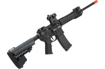Image of EMG Black Rain Ordnance BRO SPEC15 Licensed AR-15 Airsoft AEG Rifle, CQB, Black, Large, KA-EMG-AG-197-BK