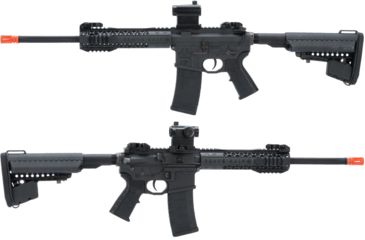 Image of EMG Black Rain Ordnance BRO SPEC15 Licensed AR-15 Airsoft AEG Rifle, CQB, Carbon Fiber, Large, KA-EMG-AG-197-CB