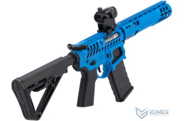 Image of EMG F-1 Firearms PDW Airsoft AEG Training Rifle w/ eSE Electronic Trigger, RS-3, 350 FPS, Blue/Black, SBR-BLB-N2-3
