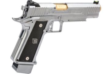 Image of EMG Salient Arms International 2011 DS Full Auto Select Fire GBB Pistol, 5.1 Green Gas, Silver, Medium, GP-SAI-DS0101-FA