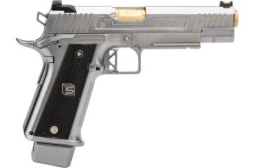 Image of EMG Salient Arms International 2011 DS Full Auto Select Fire GBB Pistol, 5.1 Green Gas, Silver, Medium, GP-SAI-DS0101-FA