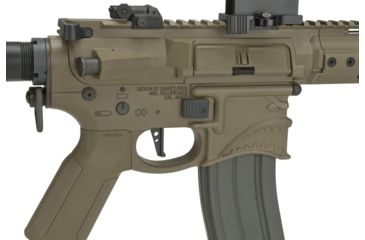 Image of EMG Sharps Bros Hellbreaker Licensed Full Metal Advanced M4 Airsoft AEG Rifle, 7in SBR, Tan, Large, M4-SB7-DE
