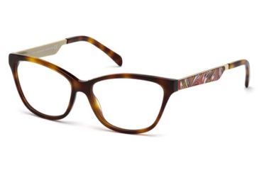 Image of Emilio Pucci EP5012 Eyeglass Frames - Dark Havana Frame Color