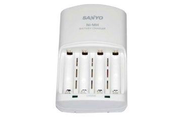 Image of Eneloop 4 Bay Charger NiMH AA/AAA, White, NC-MQN06U