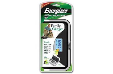 Image of Energizer Family Charger for AA / AAA / C / D / 9V Rechargeable Nimh Batteries CHFC with LCD Screen