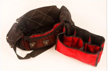 Image of Envelop Cases Gear Bag Red Leather Deluxe 802103