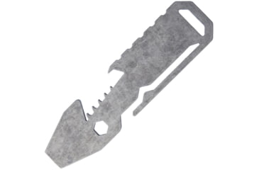 Image of EOS Shark Multi Tool Raw, 4in Overall, Titanium Construction, Bottle Opener L Hex/Bit Driver L Lanyard Loop L Pocket Clip L Pry Bar, Raw Finish, SHK-RW
