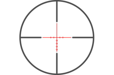Image of EOTech Vudu X 2-12x40mm Rifle Scope, 30mm Tube, Second Focal Plane, BD1 Reticle, Matte Black, VDX2-12SFBD1