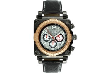 Image of Equipe E307 Gasket Mens Watch - Rosegold Bezel, Silver Dial