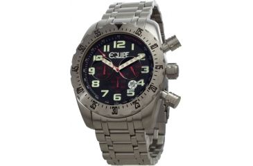 Image of Equipe E602 Headlight Mens Watch - Bracelet, Silver Bezel, Black Dial