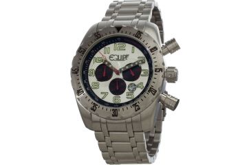 Image of Equipe E606 Headlight Mens Watch - Silver Bracelet, Bezel, White Dial