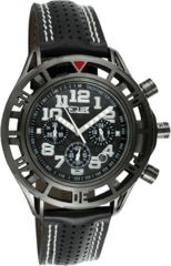 Image of Equipe E804 Chassis Mens Watch - Black Strap, Black Case, Black Dial