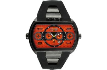 Image of Equipe E907 Dash Xxl Mens Watch - Black Bezel, Red Dial w/ Black Circle
