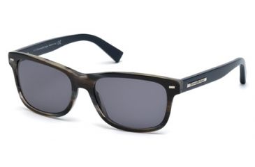 Image of Ermenegildo Zegna EZ0001 Sunglasses - Coloured Horn Frame Color