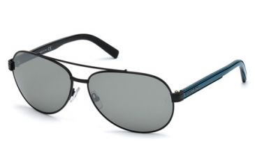 Image of Ermenegildo Zegna EZ0004 Sunglasses - Matte Black Frame Color