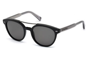 Image of Ermenegildo Zegna EZ0006 Sunglasses - Black Frame Color