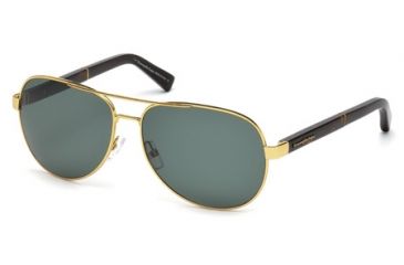 Image of Ermenegildo Zegna EZ0010 Sunglasses - Shiny Endura Gold Frame Color