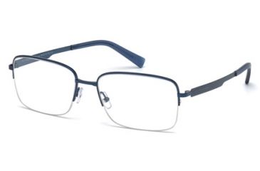 Image of Ermenegildo Zegna EZ5025 Eyeglass Frames - Matte Blue Frame Color
