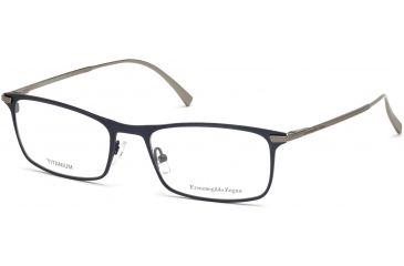 Image of Ermenegildo Zegna EZ5110 Eyeglass Frames - Matte Blue Frame Color, Matte Blue Lens Color