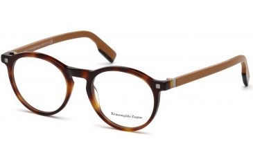 Image of Ermenegildo Zegna EZ5122 Eyeglass Frames - Havana Frame Color