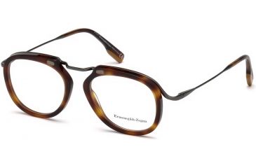 Image of Ermenegildo Zegna EZ5124 Eyeglass Frames - Dark Havana Frame Color