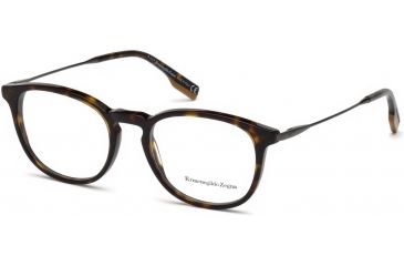 Image of Ermenegildo Zegna EZ5125 Eyeglass Frames - Dark Havana Frame Color, Dark Havana Lens Color