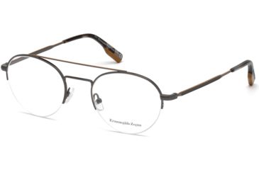 Image of Ermenegildo Zegna EZ5131 Eyeglass Frames - Shiny Gumetal Frame Color