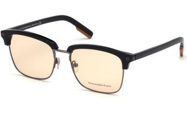 Image of Ermenegildo Zegna EZ5139 Eyeglass Frames - Shiny Black Frame Color